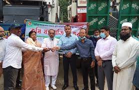 ঝিনাইদহে কৃষকদের মাঝে হারভেস্ট মেশিন বিতরণ